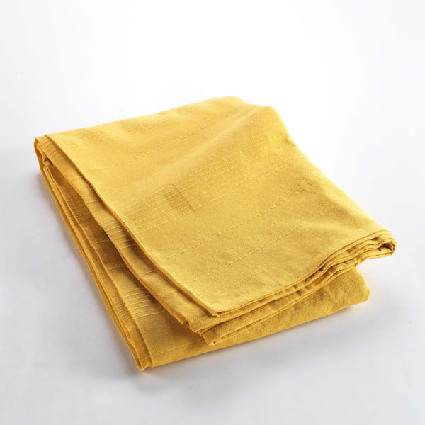 Żółta narzuta 220x240 cm Lucile – douceur d'intérieur-image-2