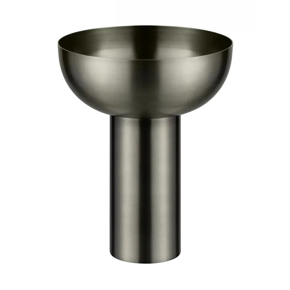 Szary wazon ze stali nierdzewnej (wysokość 21 cm) Miyabi – Blomus