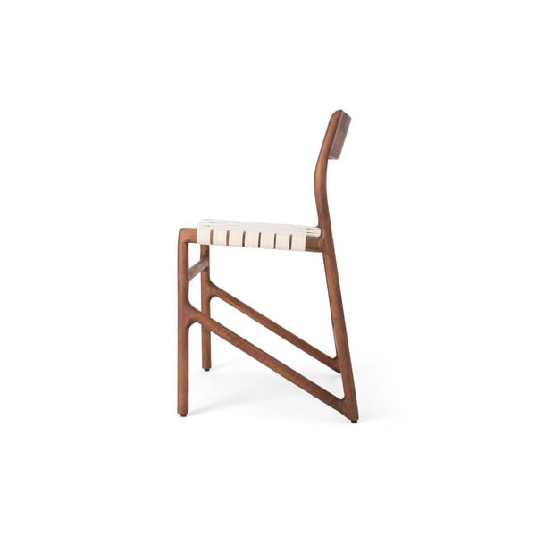 Brązowo-kremowe krzesło Fawn – Gazzda-image-4