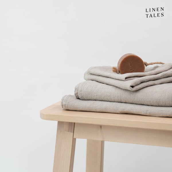Lniany ręcznik waflowy 45x65 cm Natural Fine Waffle – Linen Tales