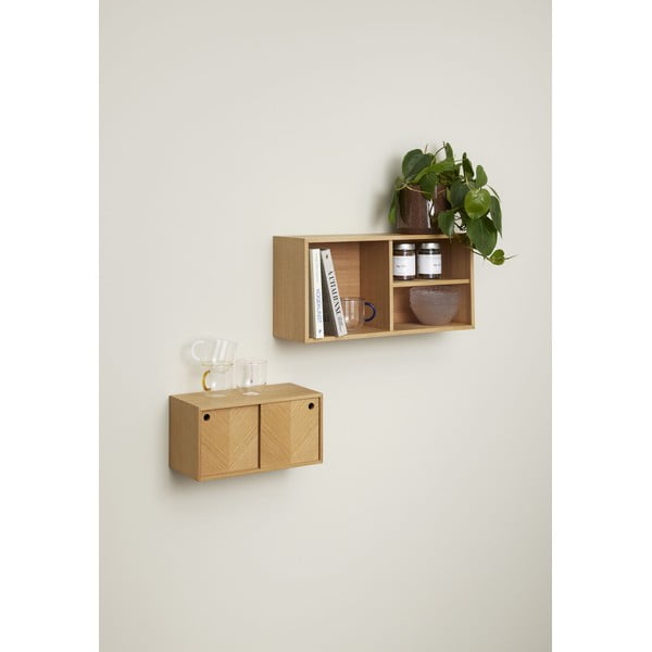 Półka w dekorze drewna dębowego Collect – Hübsch-image-1