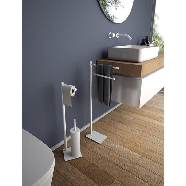Biały mosiężny zestaw do WC Sapho Trilly-image-1