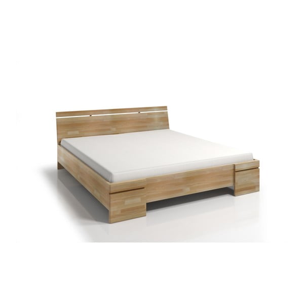 Łóżko 2-osobowe z drewna bukowego ze schowkiem SKANDICA Sparta Maxi, 140x200 cm-image-2