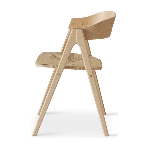 Krzesło z drewna dębowego w naturalnym kolorze Mette – Hammel Furniture-image-3
