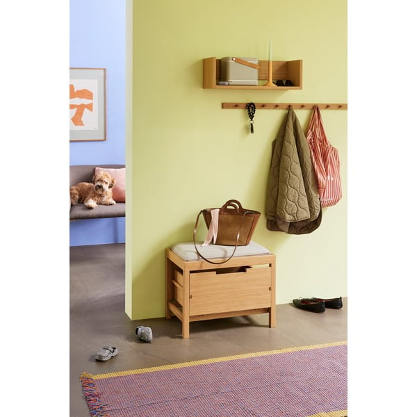 Półka w dekorze dębu w naturalnym kolorze 40 cm Savor – Hübsch-image-1