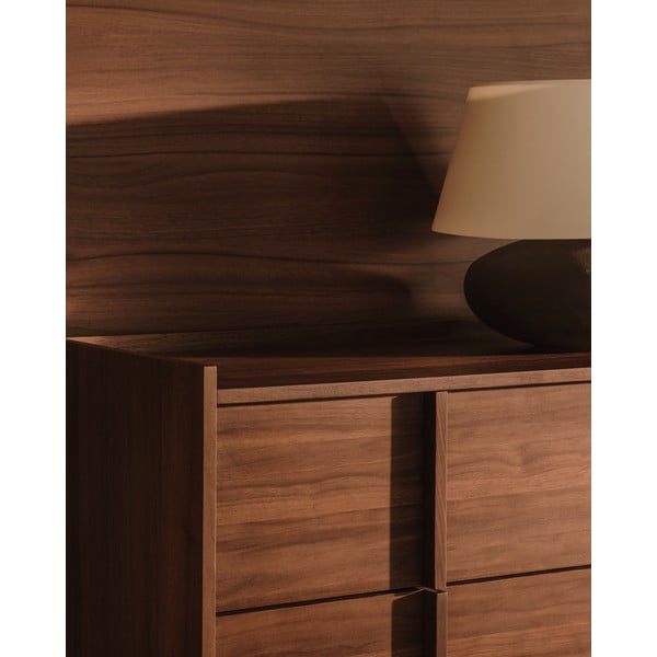 Brązowa komoda w dekorze orzecha 100x78x50 cm Onix – Kave Home-image-2