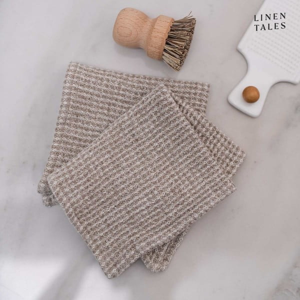 Lniane ścierki zestaw 2 szt. 26x26 cm – Linen Tales-image-1