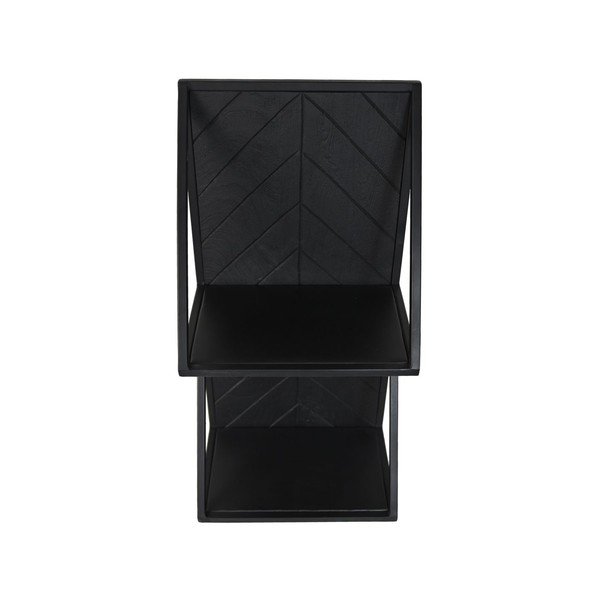 Czarna piętrowa półka z drewna mango Verona – HSM collection-image-3