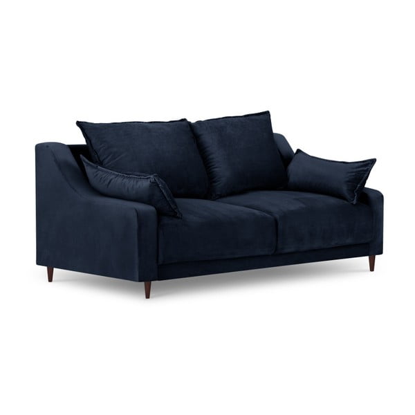 Niebieska aksamitna sofa Mazzini Sofas Freesia, 150 cm-image-2
