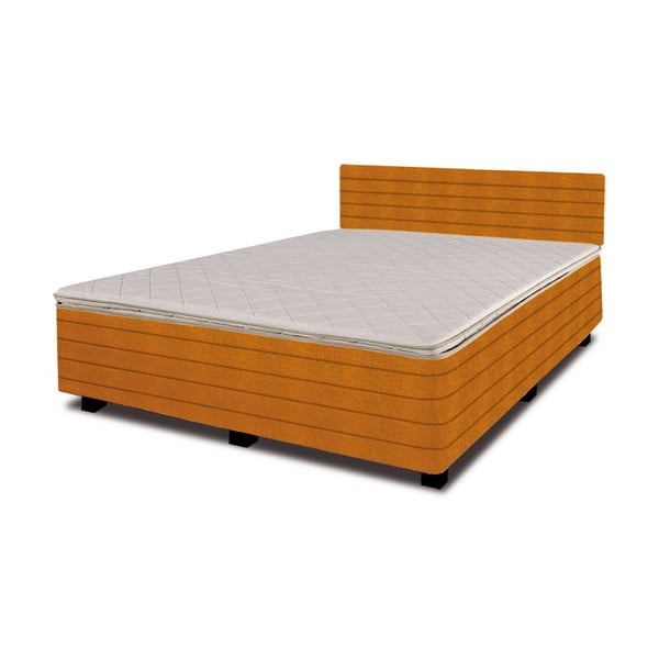 Łóżko z materacem New Star Orange, 160x200 cm