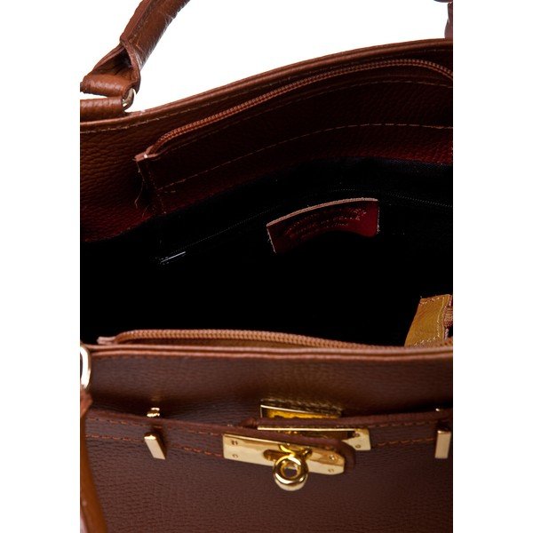 Koniakowa torebka Massimo Castelli Petronella Cognac-image-3