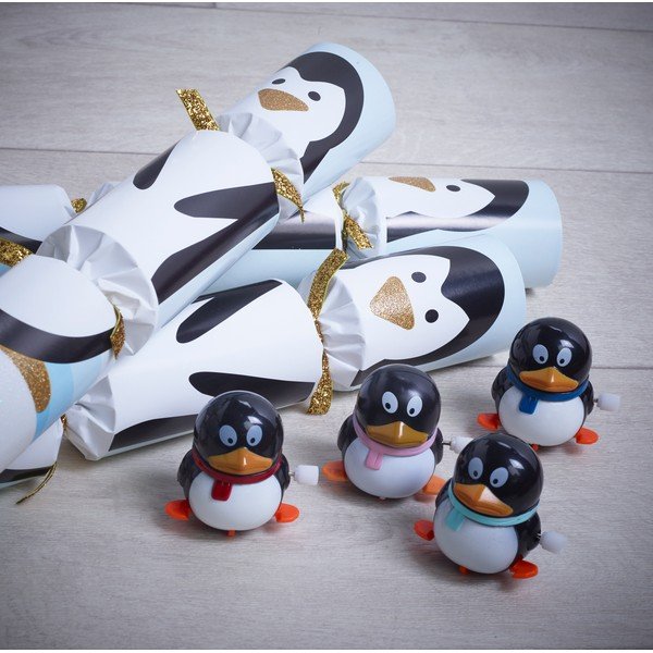 Crackery świąteczne zestaw 6 szt. Racing Penguin – Robin Reed-image-1
