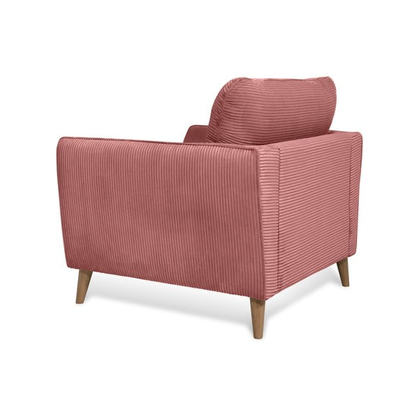Różowy sztruksowy fotel Paris – Scandic-image-4
