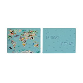 Zestaw 2 mat stołowych Little Nice Things World