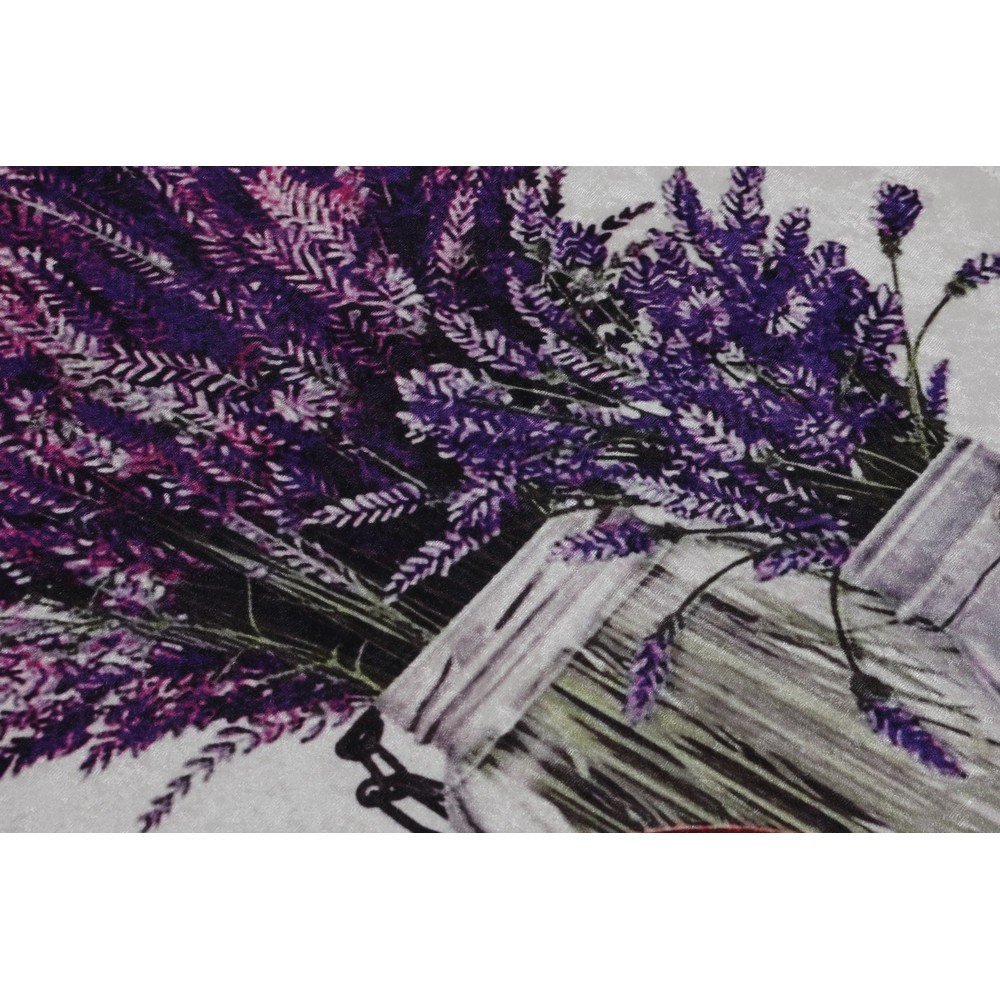 Fioletowo-jasnoszare dywaniki łazienkowe zestaw 2 szt. 60x100 cm Purpura – Foutastic (zdjęcie 3)