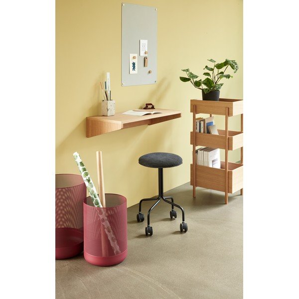 Biurko ścienne z litego drewna dębowego 35x80 cm Folk – Hübsch-image-1