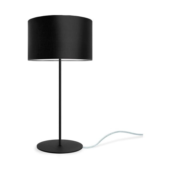 Czarna lampa stołowa Bulb Attack Tres, ⌀ 36 cm