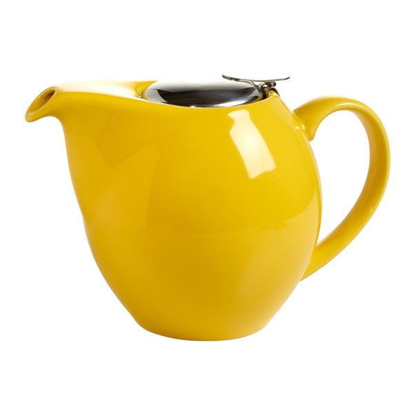 Żółty dzbanek do herbaty z kamionki z sitkiem Maxwell & Williams Infusion T, 1 l
