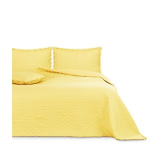 Żółta narzuta na łóżko AmeliaHome Meadore, 170 x 210 cm