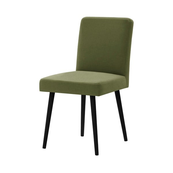 Zielone krzesło z czarnymi nogami Ted Lapidus Maison Fragrance