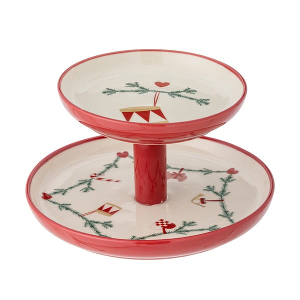 Kamionkowa etażerka ze świątecznym motywem Yule – Bloomingville-image-2