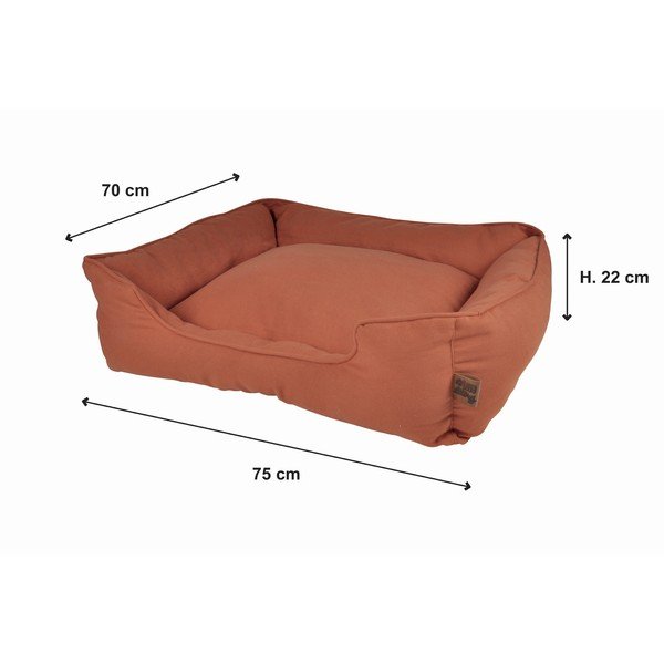 Pomarańczowe legowisko dla psów 70x75 cm – Love Story-image-4
