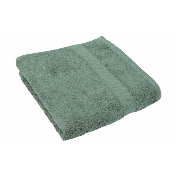 Zielony ręcznik Tiseco Home Studio, 50x100 cm