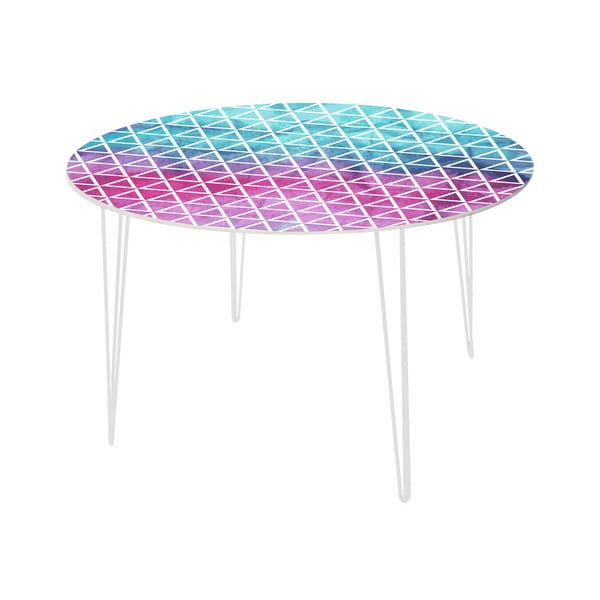 Stół do jadalni Pink and Blue, 120 cm