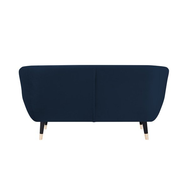 Granatowa sofa z czarnymi nogami Mazzini Sofas Amelie, 158 cm-image-4