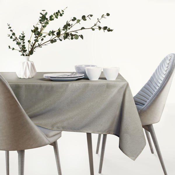 Brązowoszary owalny obrus AmeliaHome Empire Cappuccino Oval, 140x240 cm-image-1