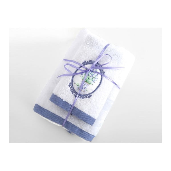 Zestaw 2 białych ręczników Irya Home Spa, 30x50 cm i 50x90 cm