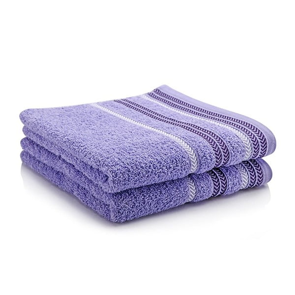 Komplet dwóch ręczników Hugo 50x90 cm, lavender