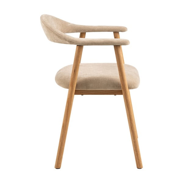 Beżowo-naturalne krzesła zestaw 2 szt. Addi – Actona-image-4