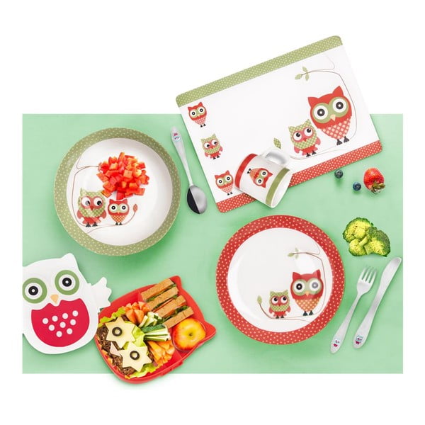 Sztućce dla dzieci ze stali nierdzewnej w kolorze srebrnym 3 szt. – Orion-image-1