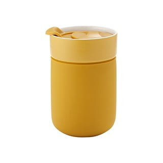 Żółty kubek podróżny Ladelle Eco, 300 ml
