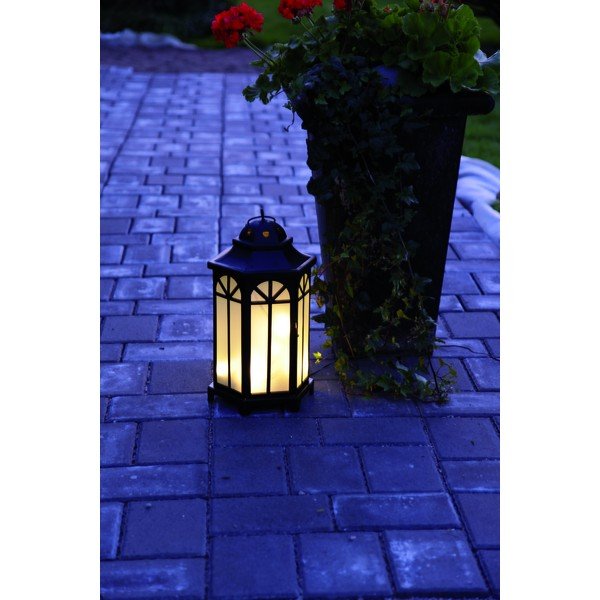 Czarny lampion LED Best Season Kantis 40 cm-image-1