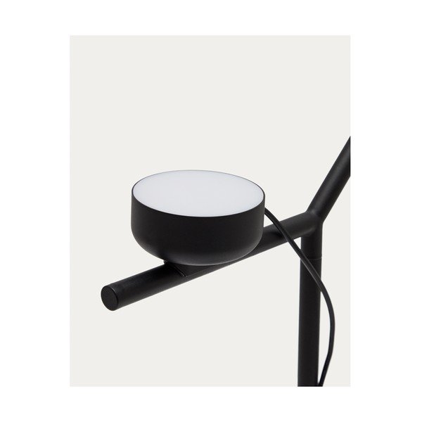 Czarna metalowa lampa stołowa LED ze ściemniaczem (wysokość 61,5 cm) Orey – Kave Home-image-2