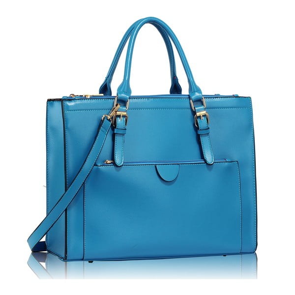 Jasnoniebieska torebka L&S Bags Alicia