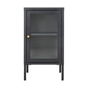 Czarna metalowa witryna 38x70 cm Dalby – House Nordic