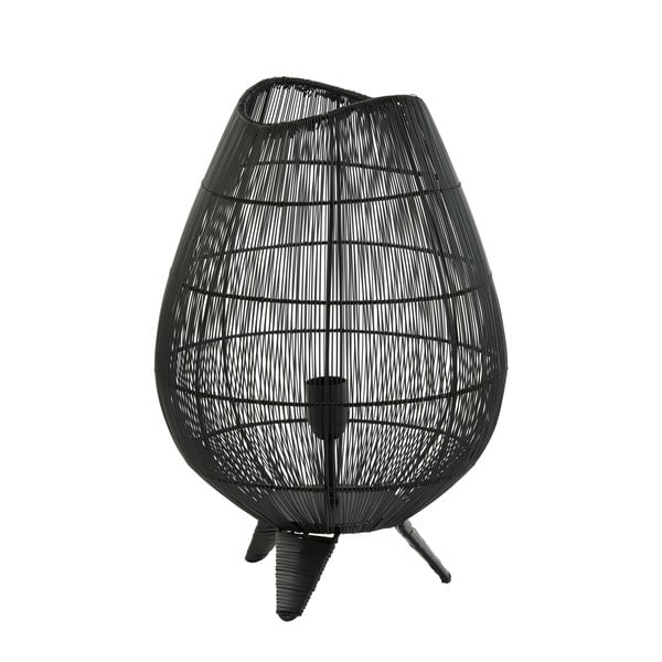 Czarna lampa stołowa (wysokość 47 cm) Yumi – Light & Living