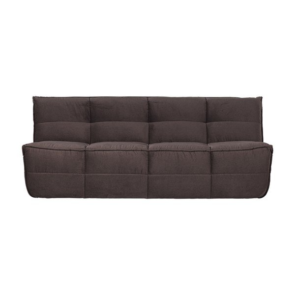 Brązowa aksamitna sofa 204 cm Cluster – vtwonen