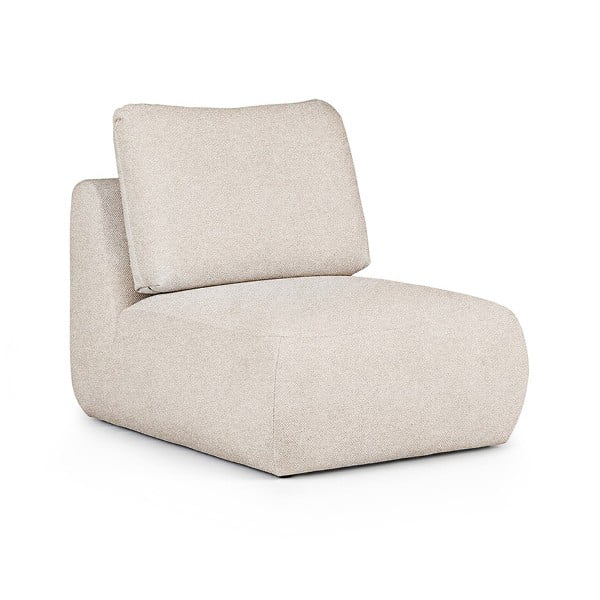 Kremowy fotel z materiału bouclé Mirel – Rodier-image-2