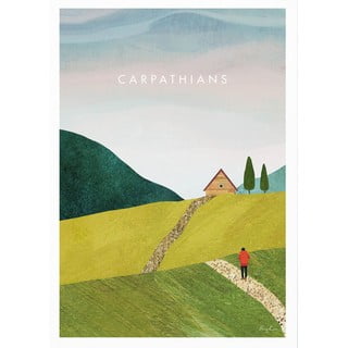 Plakat 50x70 cm Carpathians – Travelposter