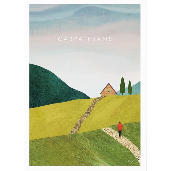 Plakat 50x70 cm Carpathians – Travelposter