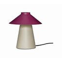 Fioletowo-beżowa metalowa lampa stołowa Chipper – Hübsch