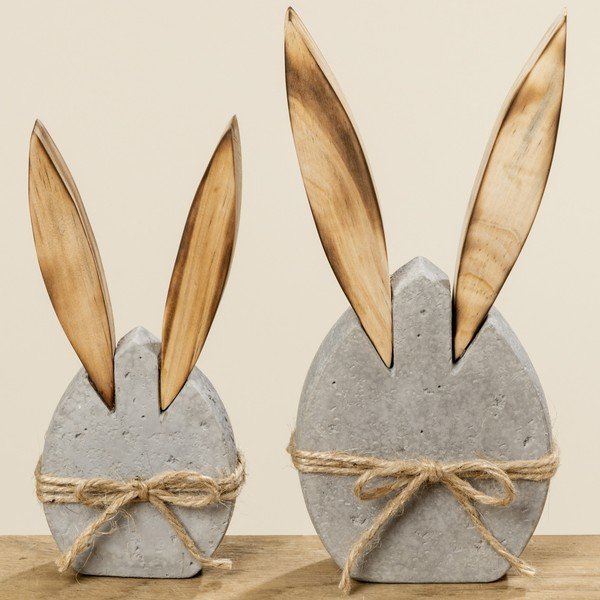 Zestaw 2 dekoracji Boltze Rabbit Egg