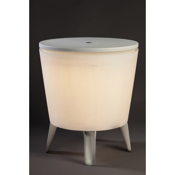 Okrągły stolik ogrodowy z pojemnikiem na lód 49.5x49.5 cm Illuminated cool – Keter-image-2