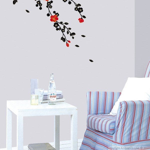 Naklejka Fanastick Red Tree and Flowers-image-2