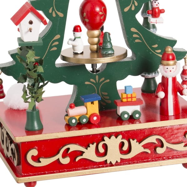 Drewniana figurka grająca (wysokość 24 cm) Christmas Tree – Casa Selección-image-3