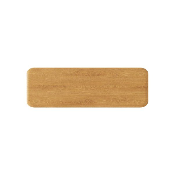 Konsola z litego drewna dębowego w naturalnym kolorze 40x120 cm Charlotte – Micadoni -image-4